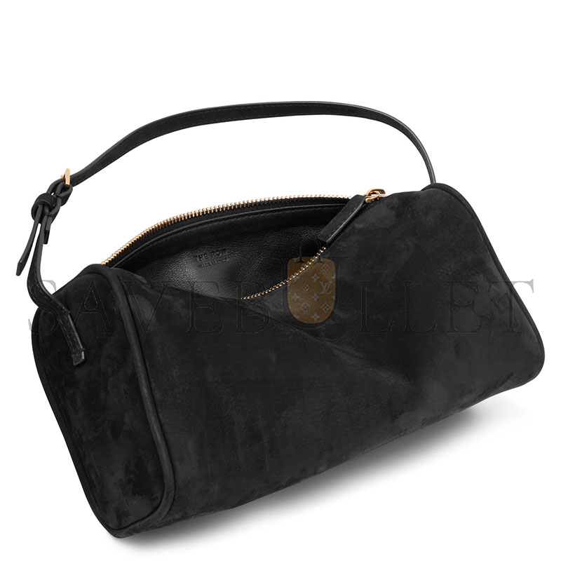 THE ROW 90'S BLACK NUBUCK BAG W1281L87BAG (19*10*7cm)